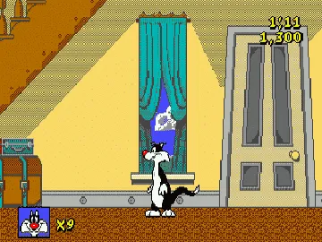 Sylvester & Tweety in Cagey Capers (USA) screen shot game playing